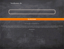 Tablet Screenshot of boxhouse.de